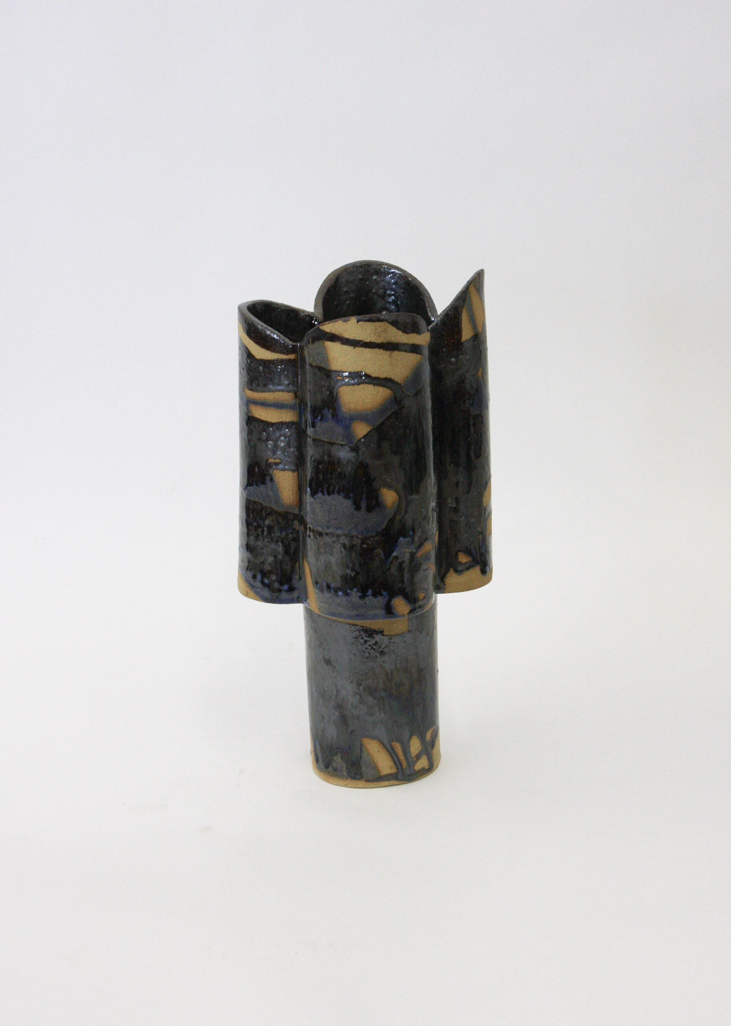 TALL SPLATTER VASE